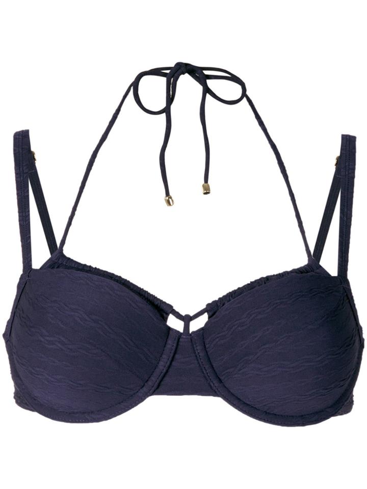 Marlies Dekkers Holi Balcony Bikini Top - Blue