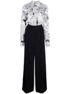 Diane Von Furstenberg High Waisted Trousers - White
