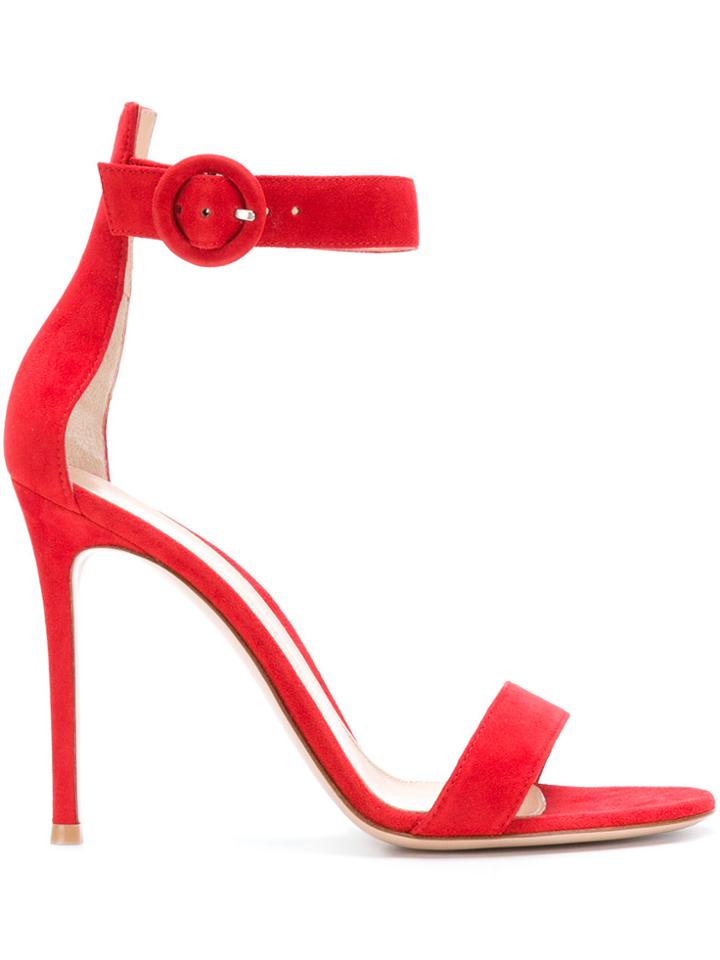 Gianvito Rossi Portofino 105 Sandals - Red