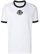 Dolce & Gabbana Embroidered Logo T-shirt - White