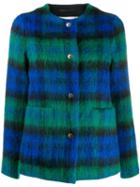 Mackintosh Bettyhill Black Watch Wool & Mohair Collarless Jacket