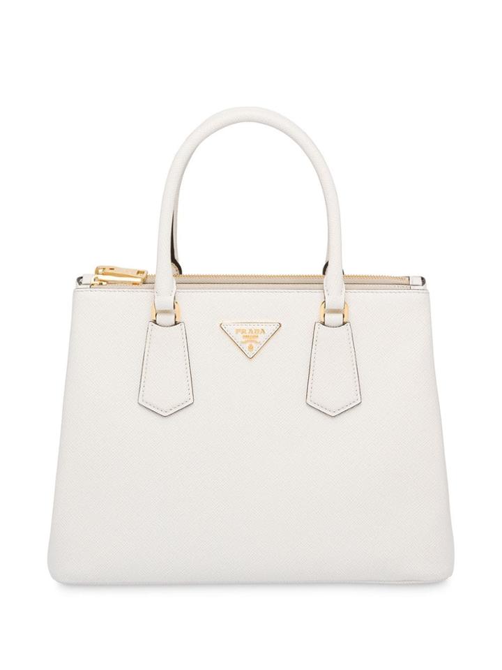 Prada Galleria Top Handle Bag - White