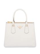 Prada Galleria Top Handle Bag - White