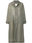Mackintosh Oversized Trench Coat - Grey