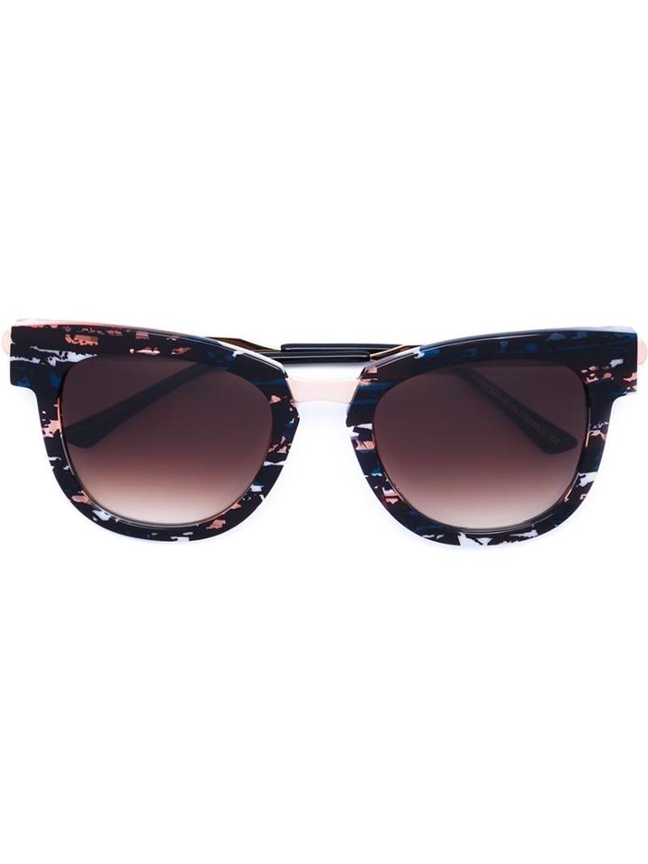 Thierry Lasry Square Frame Sunglasses, Women's, Black, Acetate/plastic