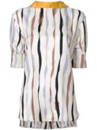 Lanvin Patchwork Pattern Blouse - Green