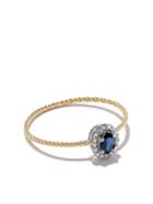 Wouters & Hendrix Gold 18kt Gold Sapphire And Diamonds Ring - Yellow