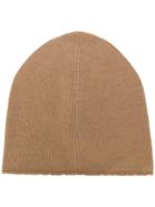 Ermanno Scervino Embroidered Logo Beanie - Brown