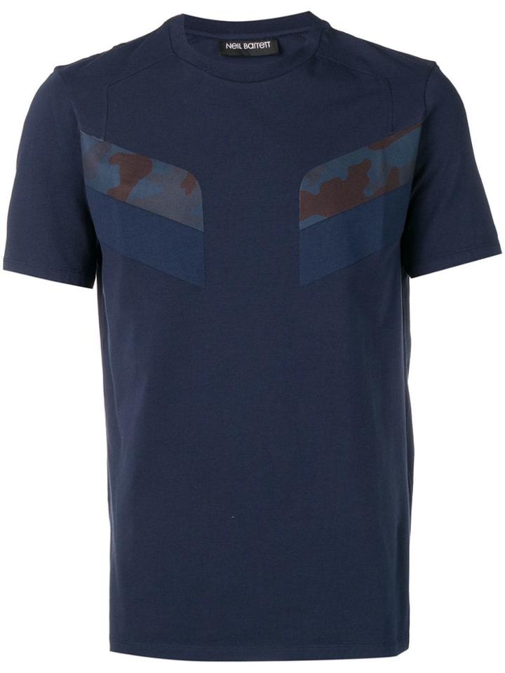 Neil Barrett Eyes Print T-shirt - Blue