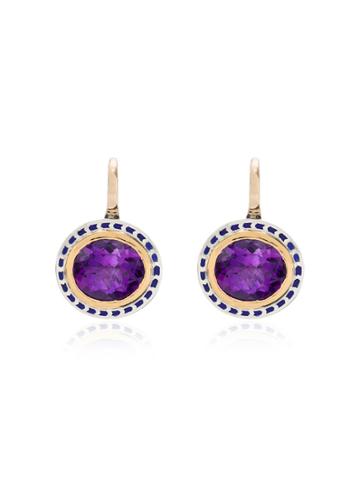 Alice Cicolini Tile Oval Earrings - Multicolour
