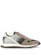 Rick Owens Gradient Panel Sneakers - Grey