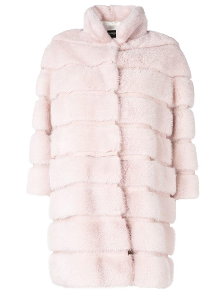 Simonetta Ravizza Mink Fur Coat - Pink & Purple