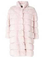 Simonetta Ravizza Mink Fur Coat - Pink & Purple