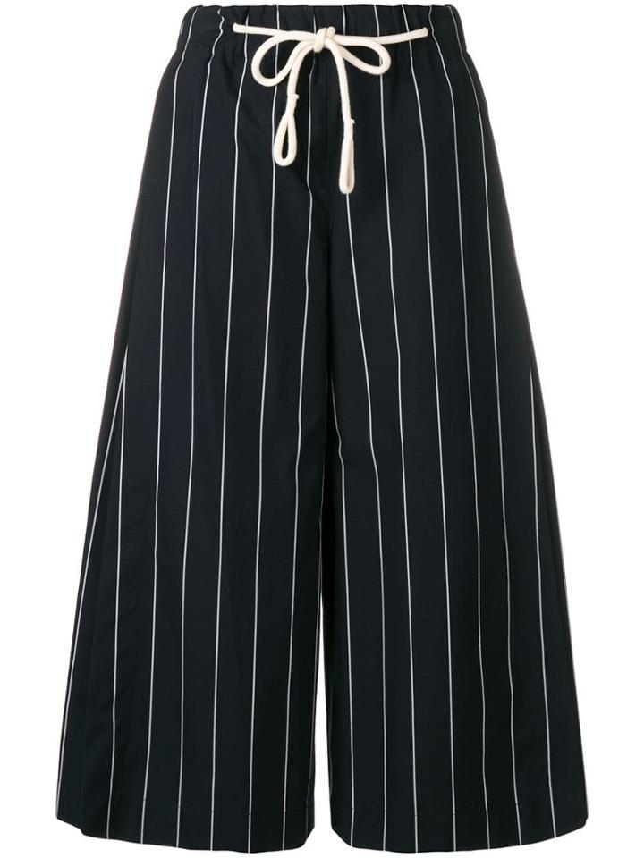 Vince Striped Culottes - Blue