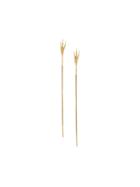 Wouters & Hendrix Gold 18kt Yellow Gold 'crow's Claw' Long Earrings