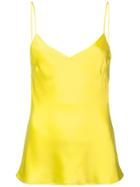 Galvan Fitted Silhouette Top - Yellow & Orange