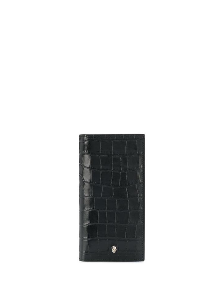 Alexander Mcqueen Skull Motif Wallet - Black
