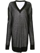 Maison Margiela Tape-bonded Jumper - Black
