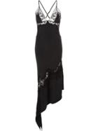 Kiki De Montparnasse Silk And Lace Slip Dress - Black