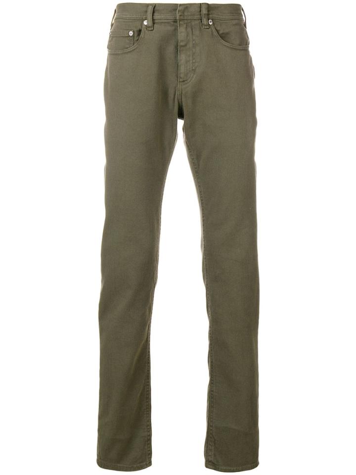 Neil Barrett Straight Leg Trousers - Green