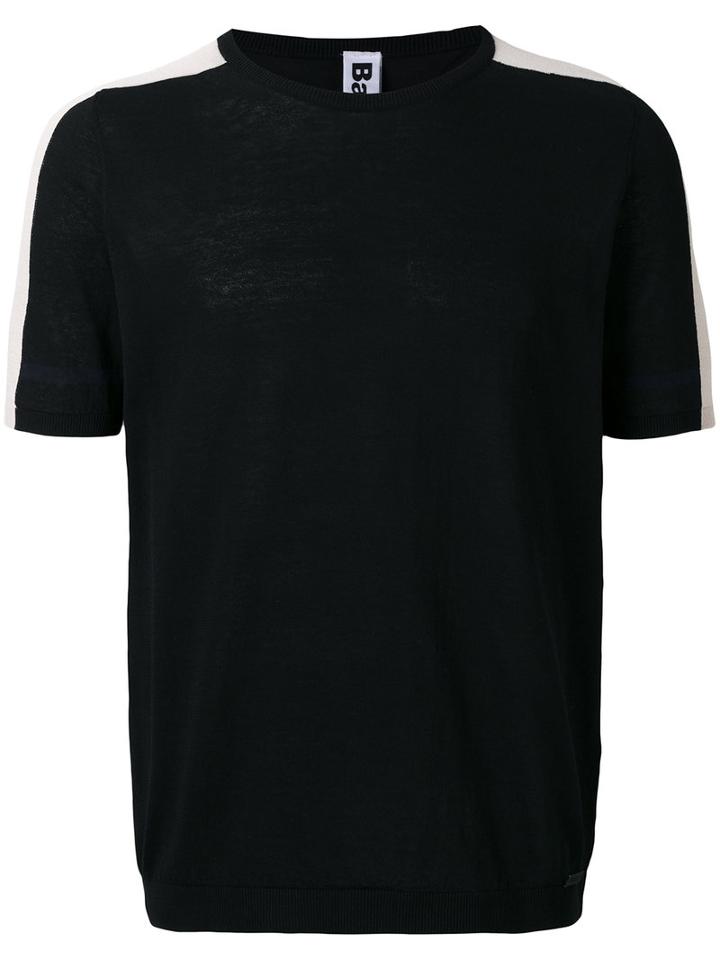 Bark - Knitted T-shirt - Men - Cotton - Xl, Black, Cotton