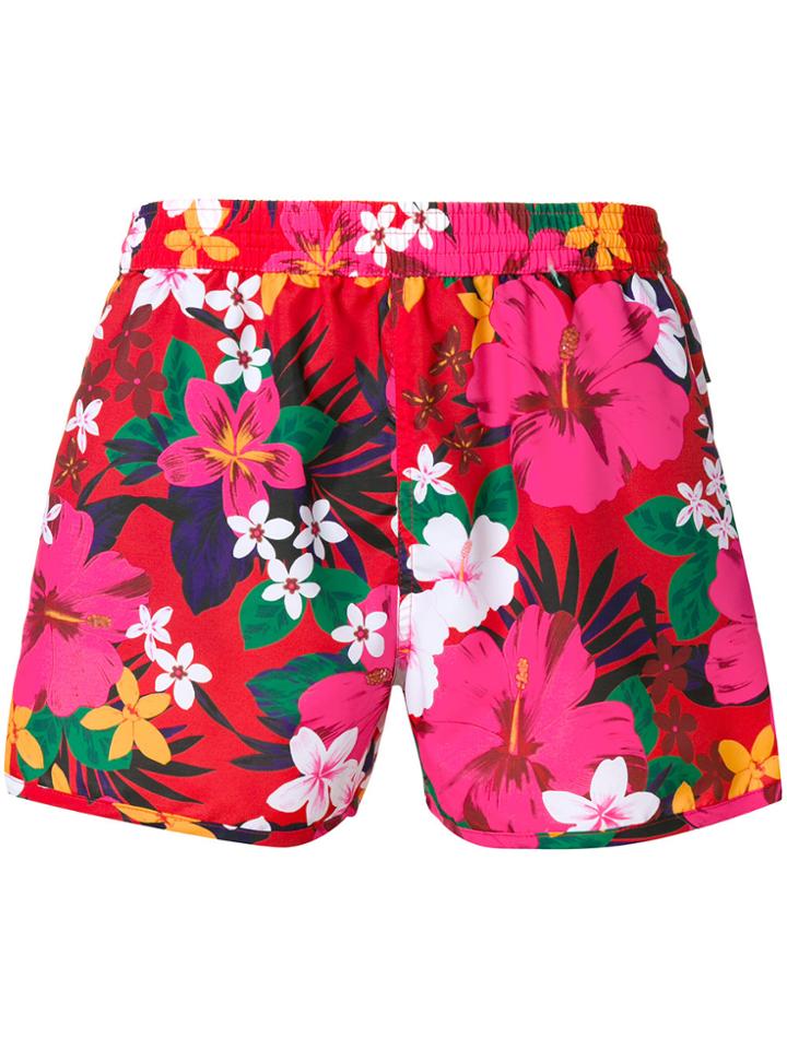 Ami Alexandre Mattiussi Floral Print Swim Shorts - Unavailable
