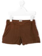 Carrèment Beau - Pom Pom Trim Shorts - Kids - Viscose - 2 Yrs, Brown