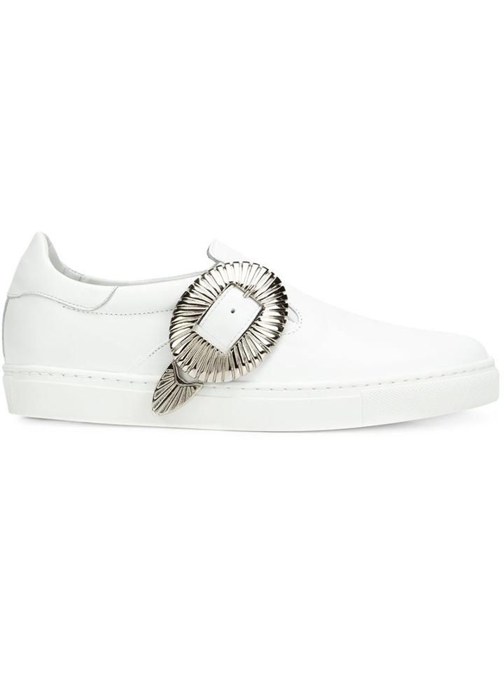 Toga Embellished Buckle Sneakers