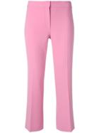 Theory Slim-fit Crop Trousers - Pink
