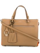 Versace Logo Tote Bag - Nude & Neutrals
