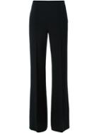 Agnona Wide Leg Trousers, Women's, Size: 48, Black, Spandex/elastane/wool