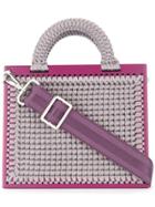 0711 Large St. Barts Tote Bag - Pink & Purple