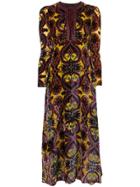 Etro Abito Rosolite Printed Dress - Yellow & Orange