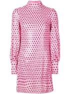 Olivia Rubin Sequin Polka-dot Dress - Pink