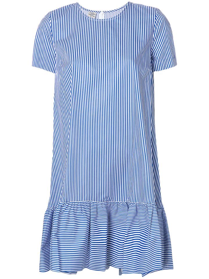 Baum Und Pferdgarten Pinstriped Shift Dress - Blue
