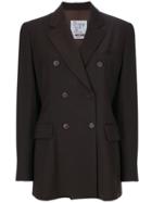 Moschino Pre-owned Double Breasted Jacket - Brown