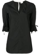 3.1 Phillip Lim Shift V-neck Top - Black