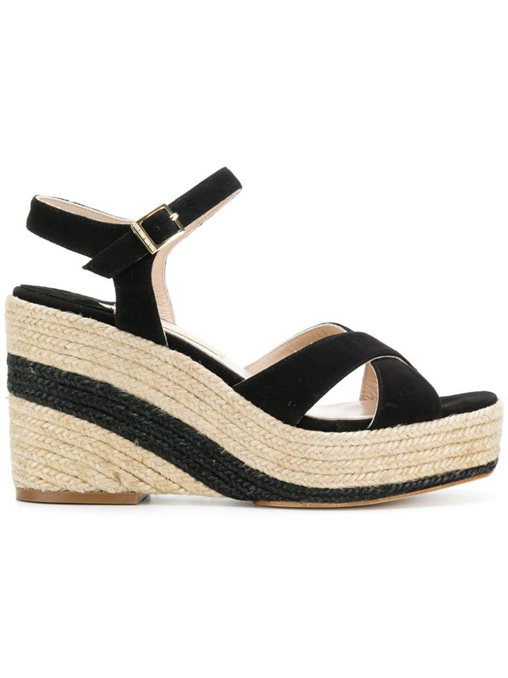 Paloma Barceló Madre Selva Espadrilles - Black