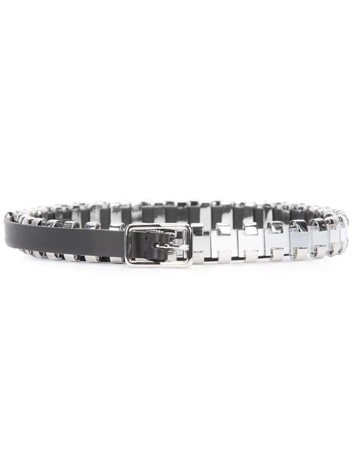 Dsquared2 Embellished Palladio Belt - Metallic