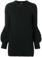 Roberto Collina Bell Sleeve Jumper - Black