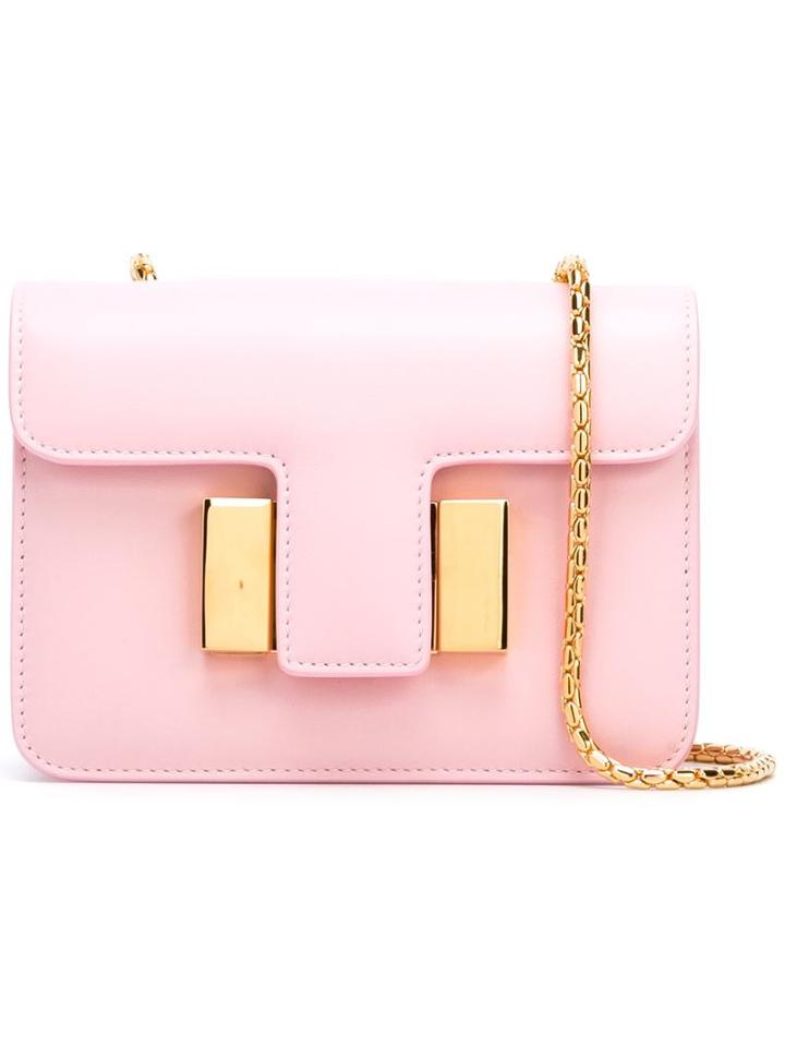 Tom Ford Camera Crossbody Bag, Women's, Pink/purple, Calf Leather