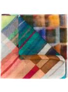 Faliero Sarti 'led' Scarf, Women's, Blue, Cotton/modal/silk