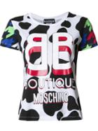 Boutique Moschino Cow Print T-shirt