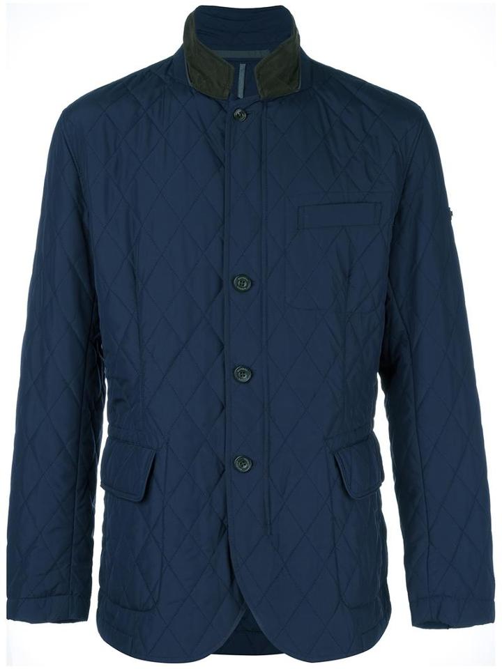 Hackett Padded Jacket, Men's, Size: Xl, Blue, Nylon/polyester/polyurethane