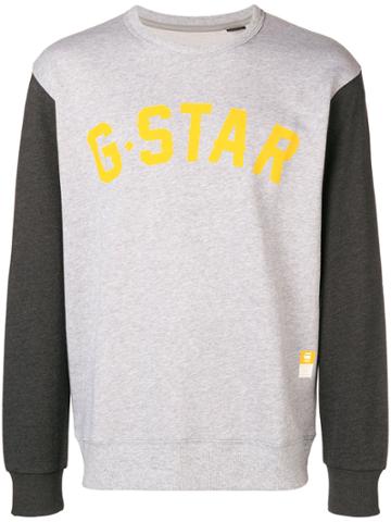 G-star Raw Research Logo Sweatshirt - Grey
