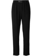 Proenza Schouler Belted Crepe Trousers, Women's, Size: 8, Black, Acetate/viscose
