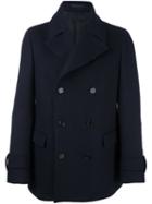 Z Zegna Double Breasted High Neck Coat