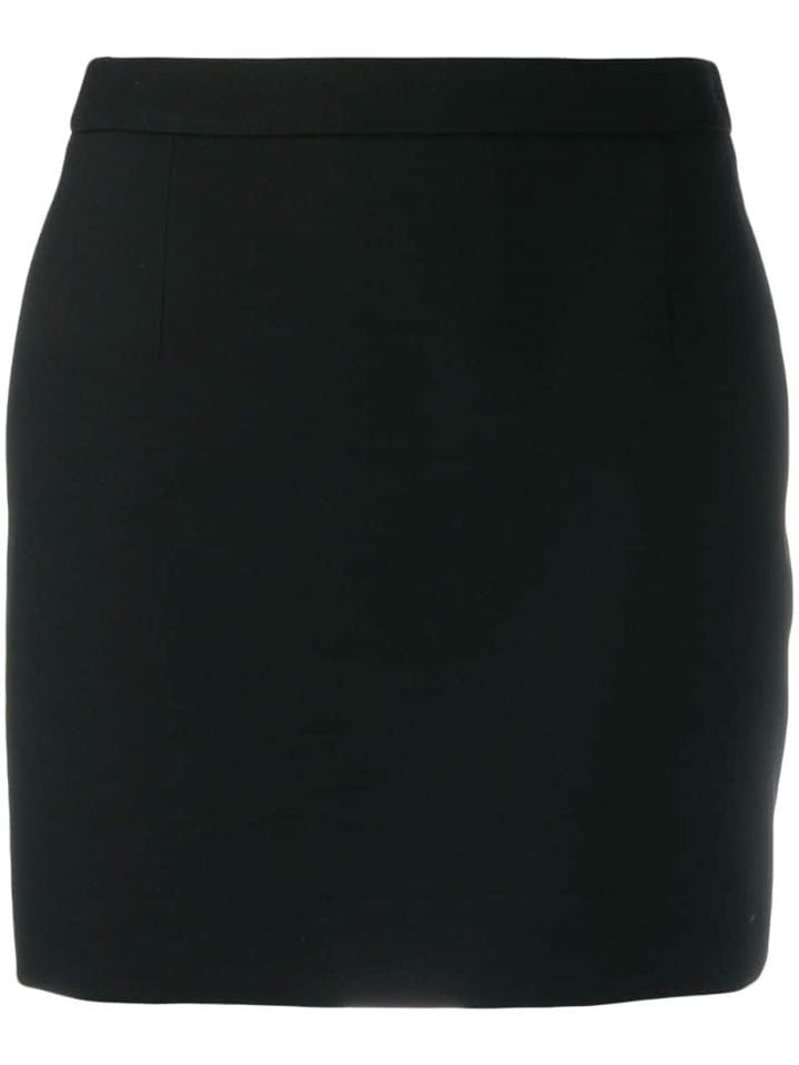 Saint Laurent Mini Trapeze Skirt - Black