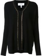 Derek Lam 10 Crosby V-neck Jumper, Women's, Size: Xs, Black, Cashmere