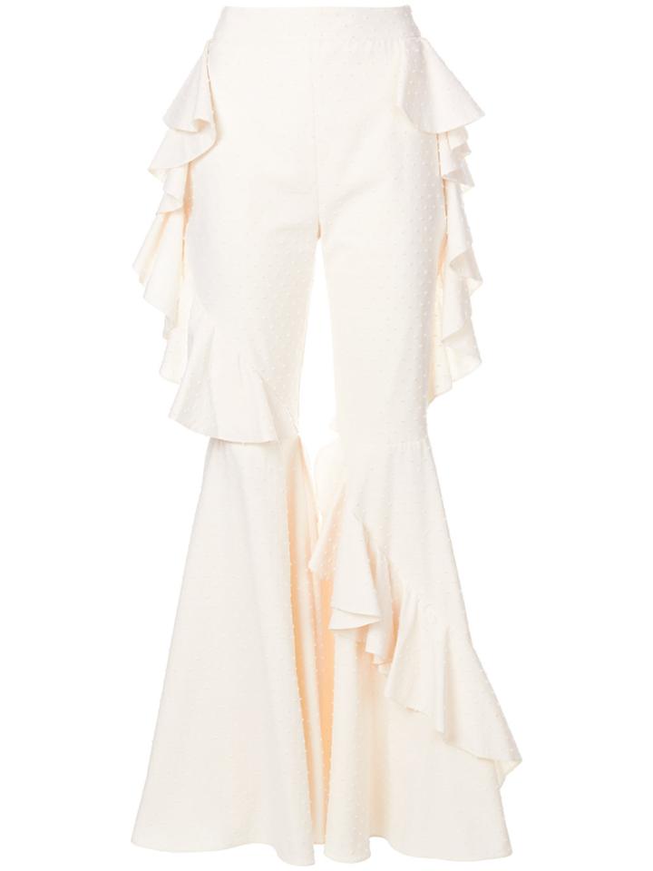 Alistair James Julia Flared Trousers - Nude & Neutrals